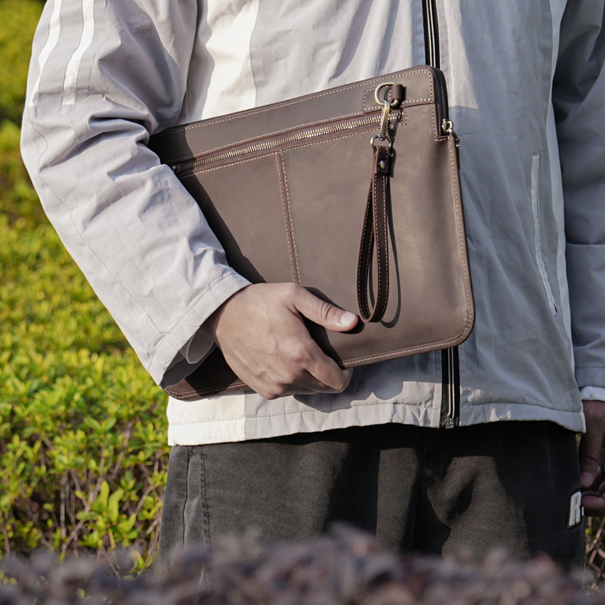 Bolsa para Notebook em Couro Osaka