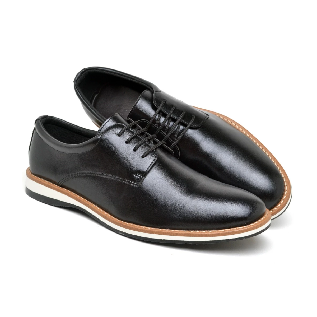 Sapato Oxford Masculino Journée – Couro Sintético Premium