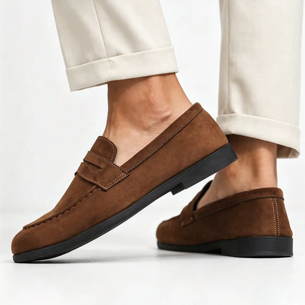 Mocassim Masculino em Suede Hassan