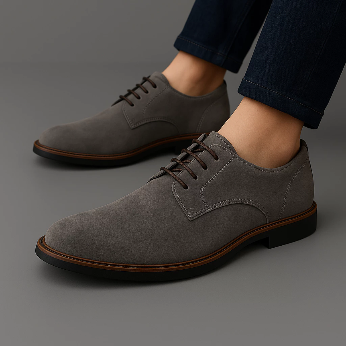 Kit Sapato Oxford Rushmore em Couro + Cinto e Carteira de Brinde