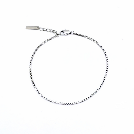 Pulseira Alistair Prata Inox