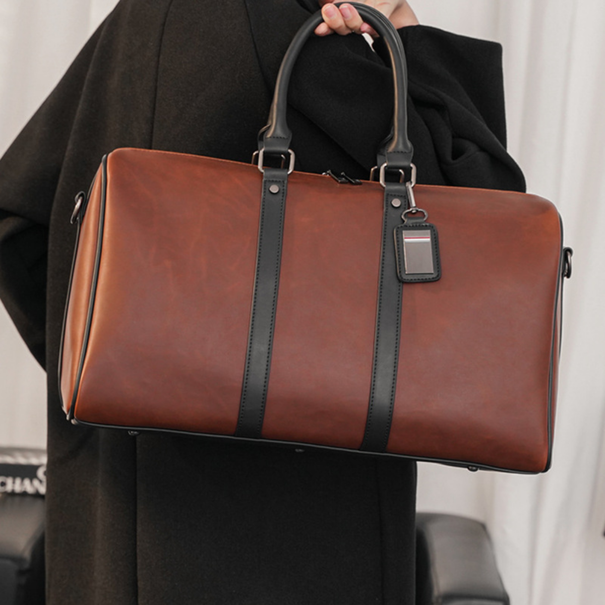 Bolsa de Viagem em Couro Turim