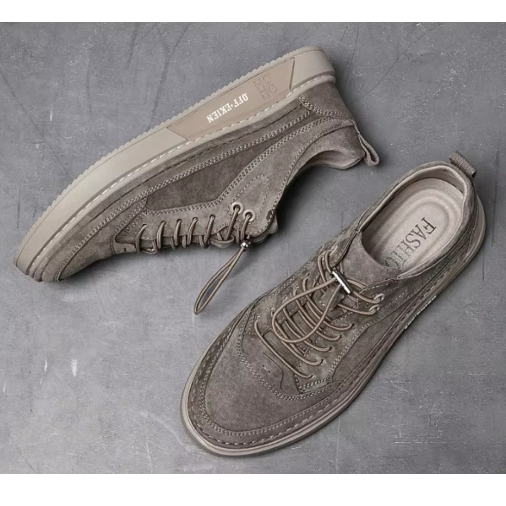 Tênis Casual Masculino em Couro Morgan