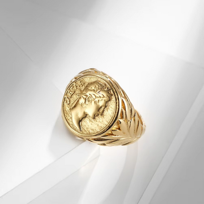 Anel Caesar Ouro Inox