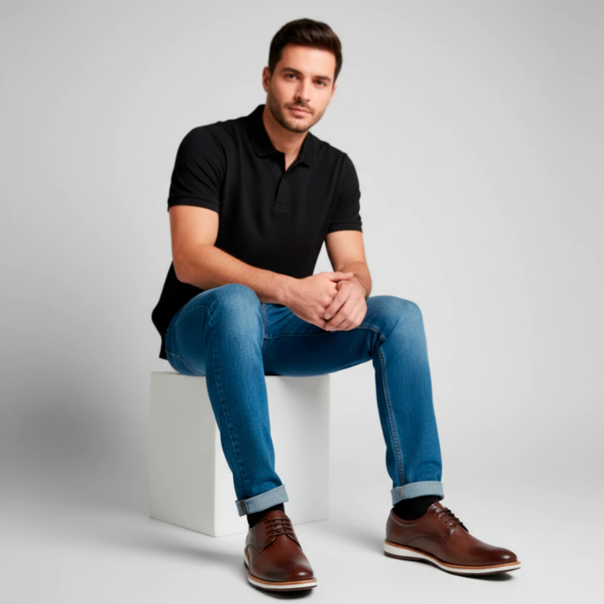 Sapato Oxford Masculino Journée – Couro Sintético Premium