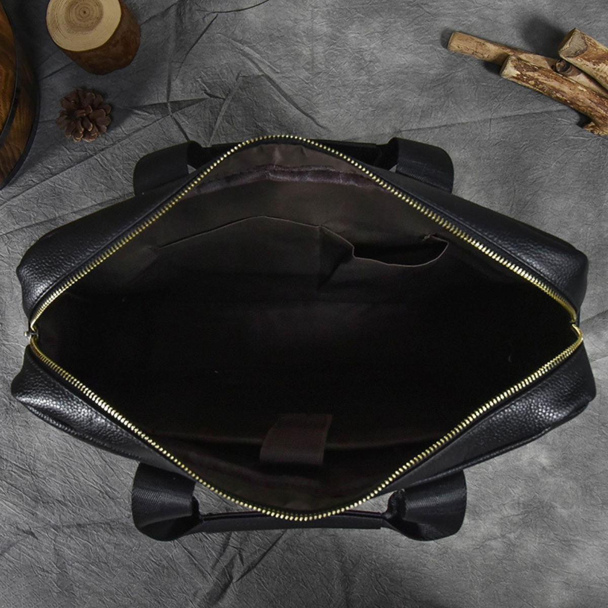 Bolsa Executiva em Couro Legítimo Bergen