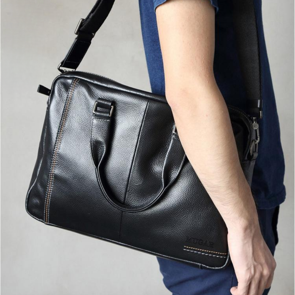 Bolsa Executiva Masculina em Couro Legítimo Austin