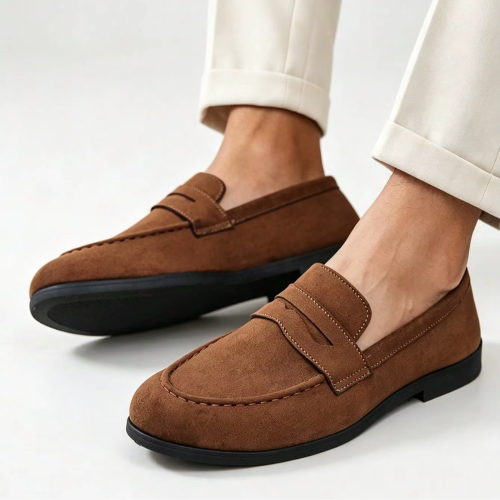 Mocassim Masculino em Suede Hassan