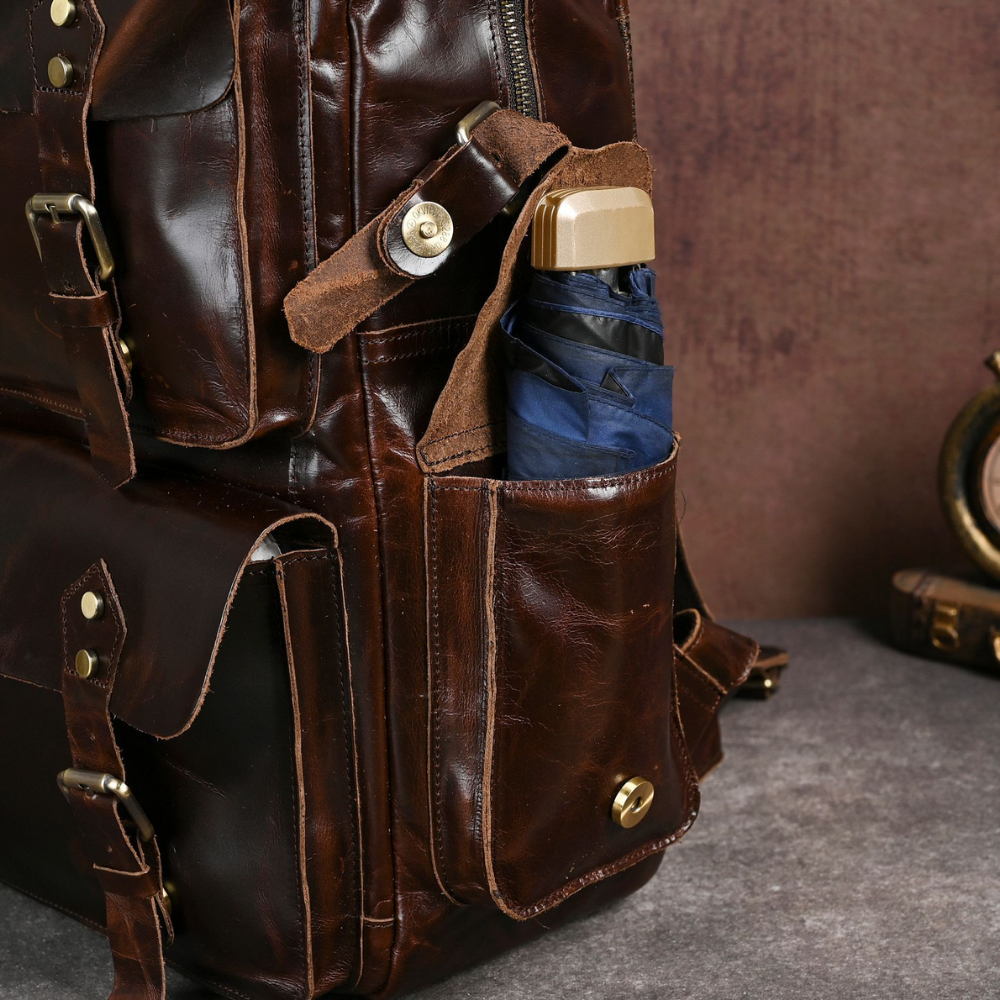 Mochila em Couro Legítimo Copenhagen
