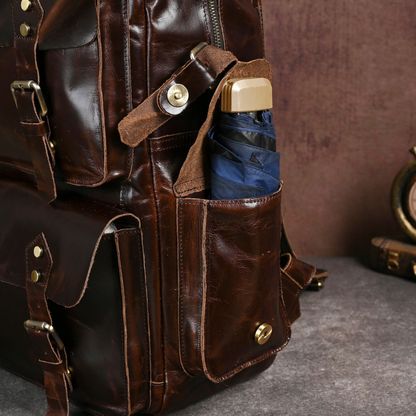 Mochila em Couro Legítimo Copenhagen