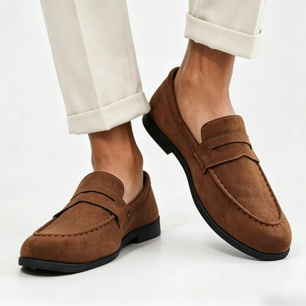 Mocassim Masculino em Suede Hassan