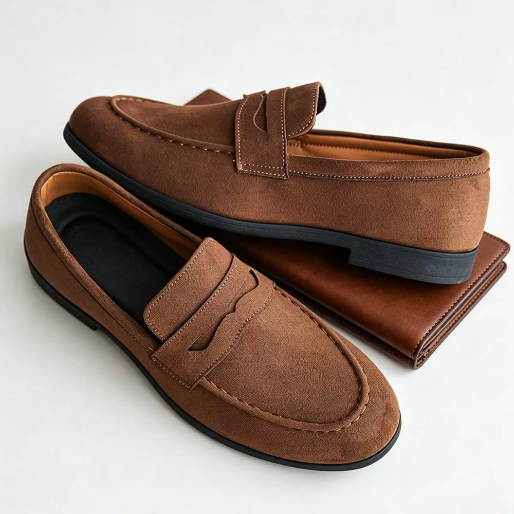 Mocassim Masculino em Suede Hassan