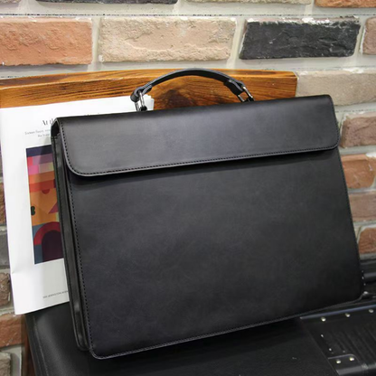 Maleta Executiva Masculina Chicago em Couro Tecnológico para Notebook