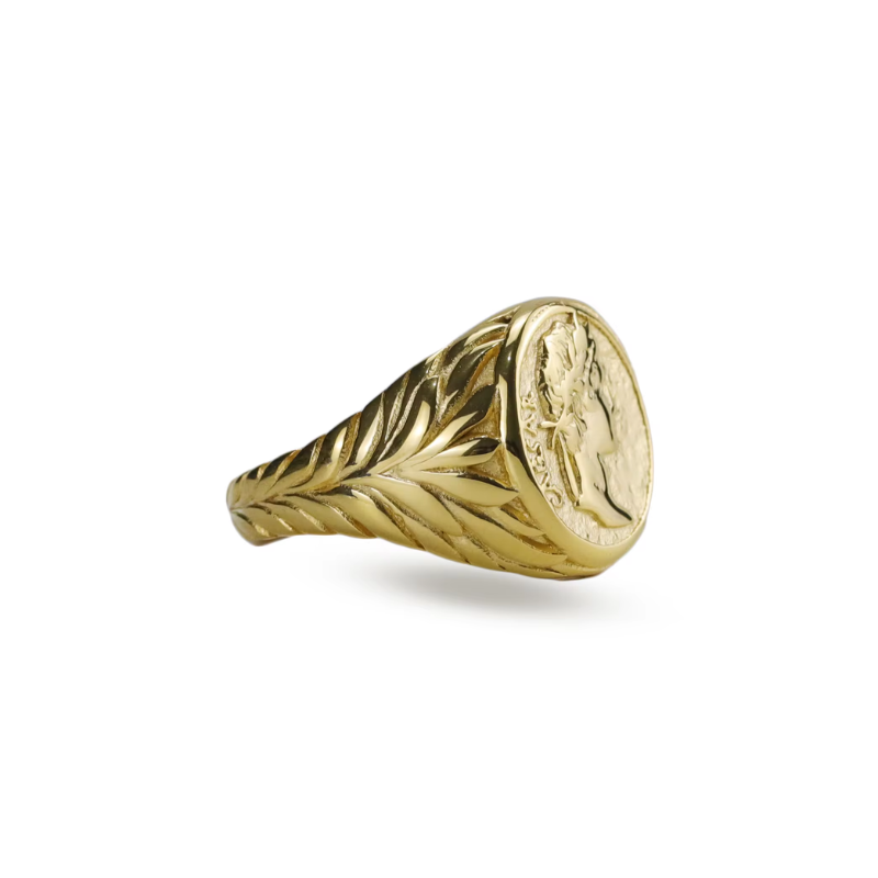 Anel Caesar Ouro Inox