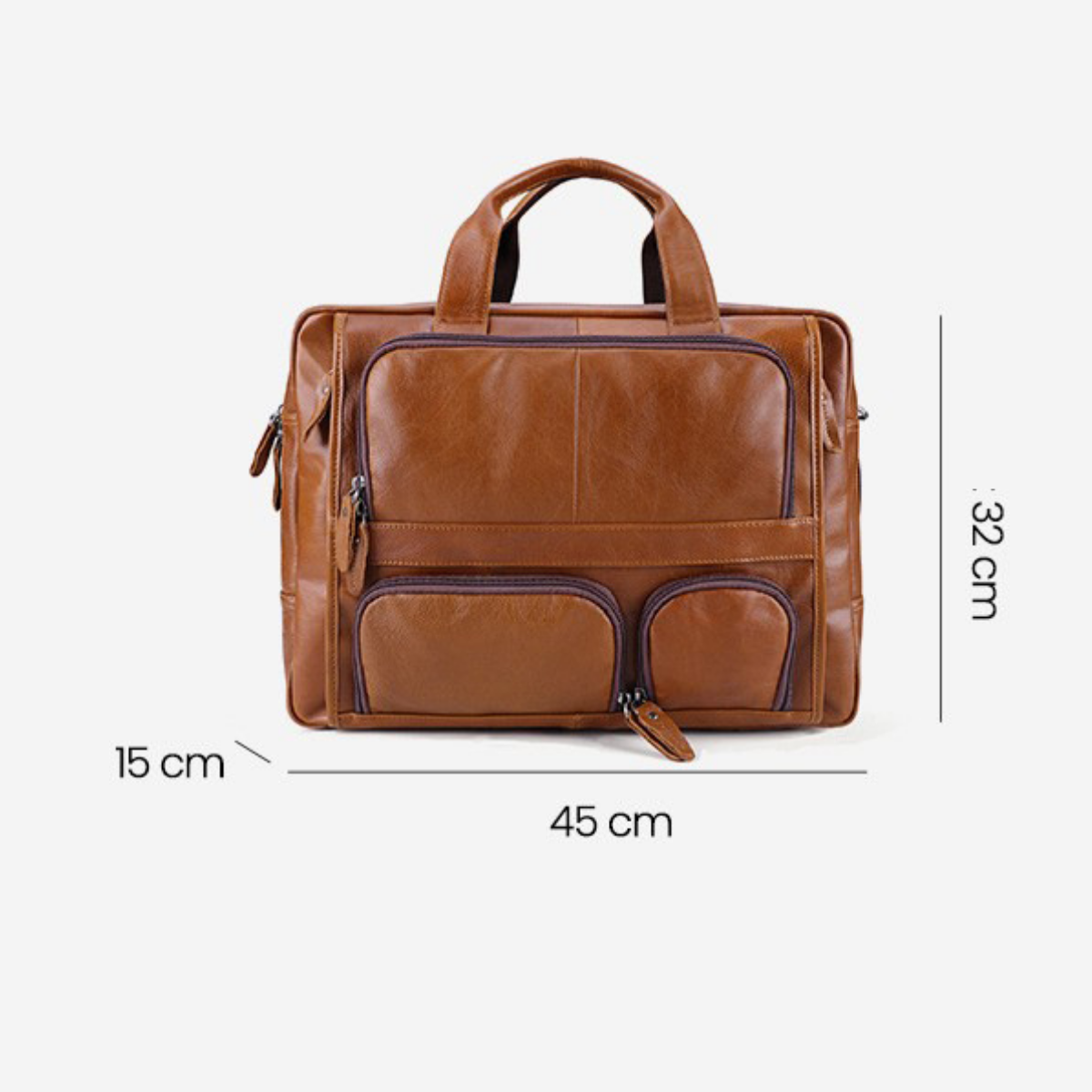 Bolsa Executiva em Couro Legítimo Sheffield