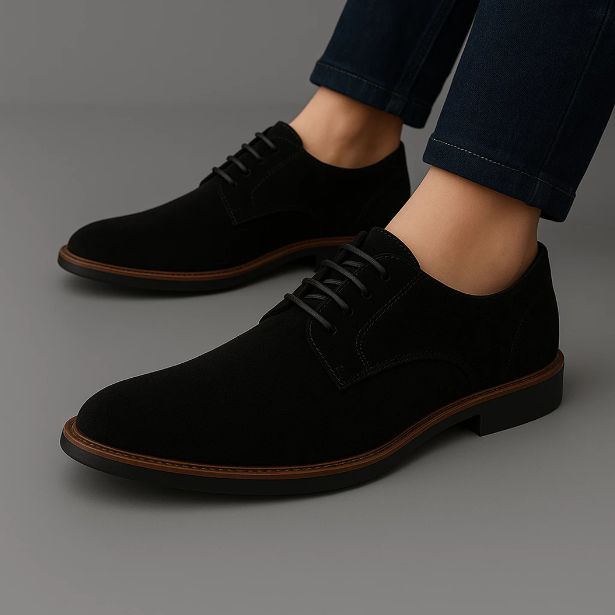 Kit Sapato Oxford Rushmore em Couro + Cinto e Carteira de Brinde