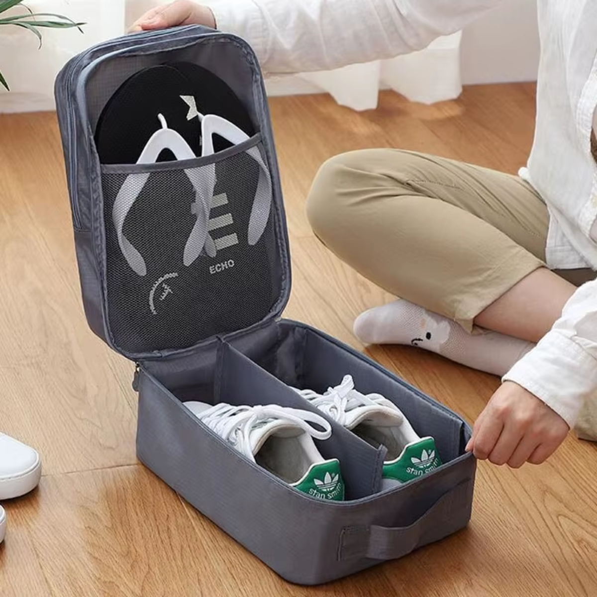 Bolsa Organizadora de Sapatos para Viagem Impermeável