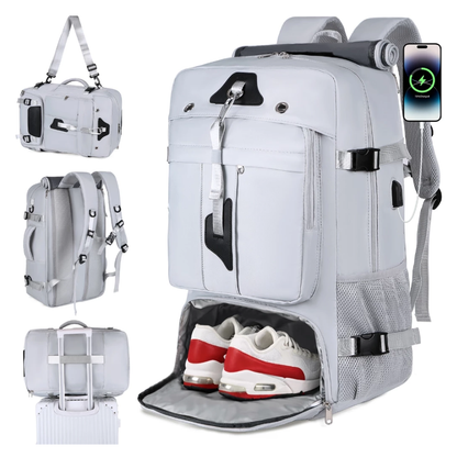 Mochila de Viagem Multifuncional Premium Organizer 60L