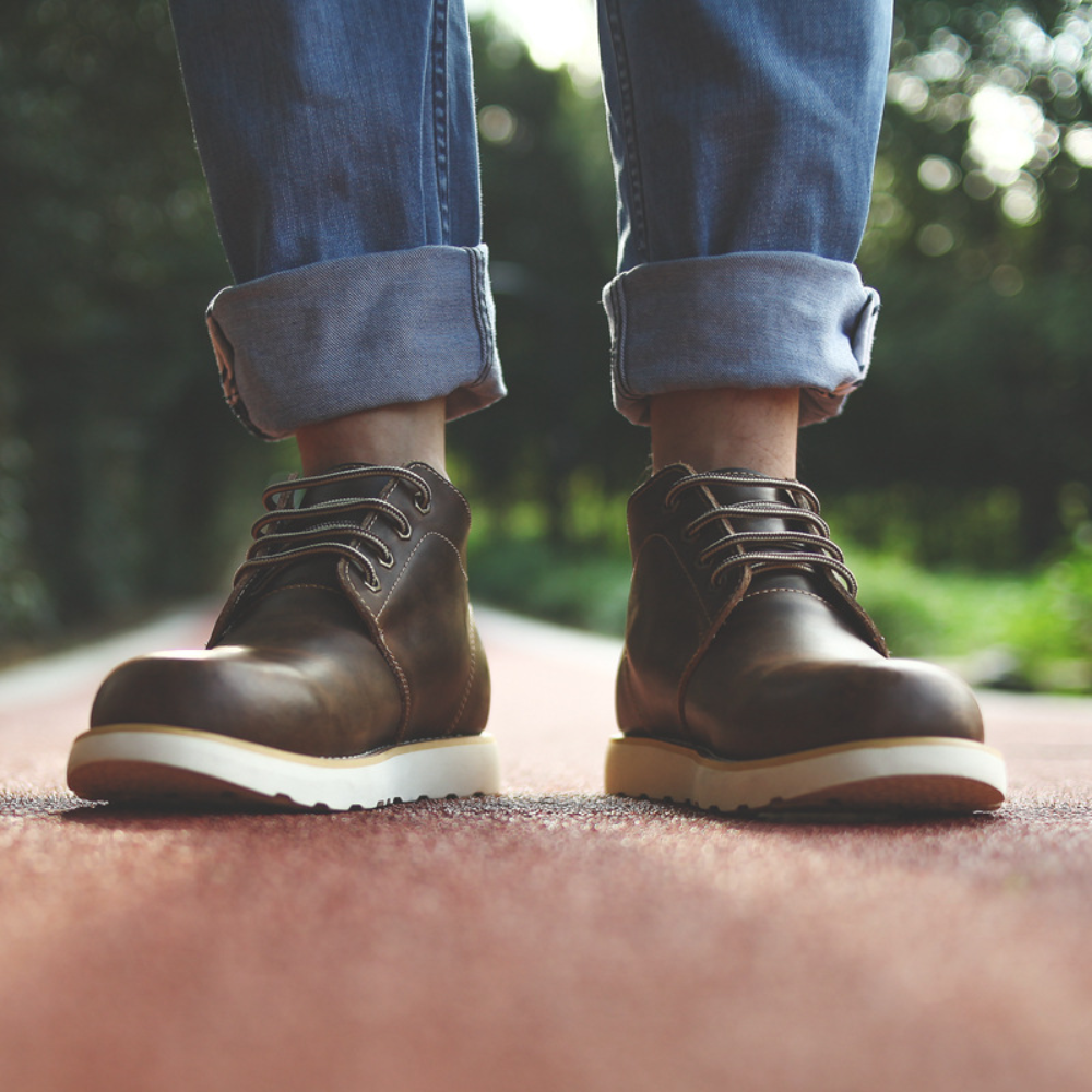 Bota Masculina em Couro Legítimo Wilfred