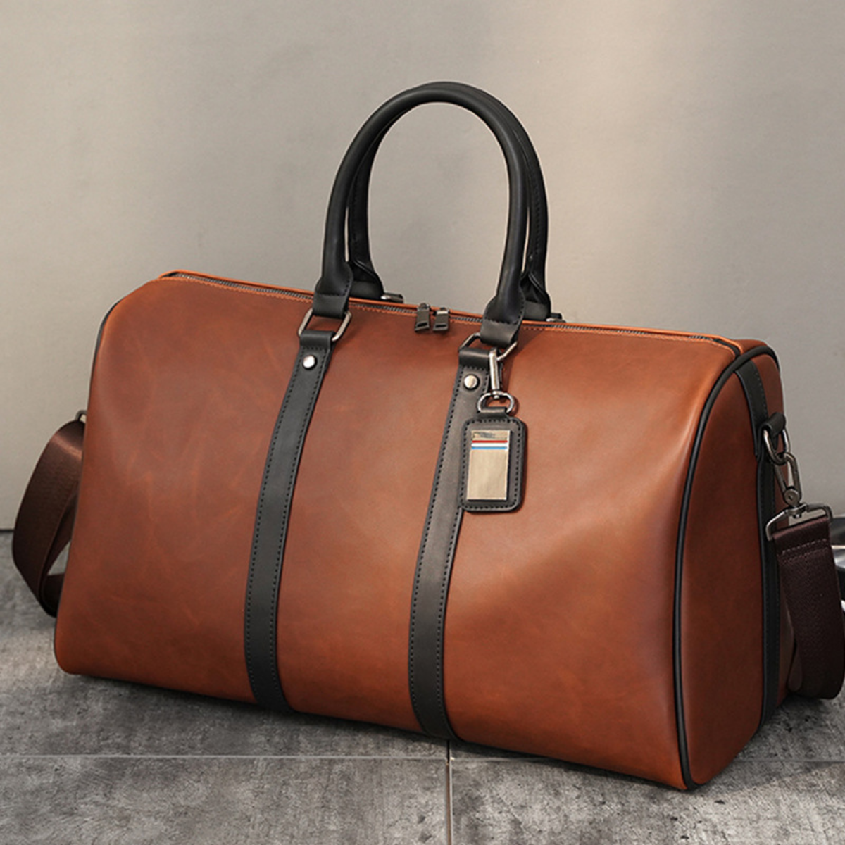 Bolsa de Viagem em Couro Turim