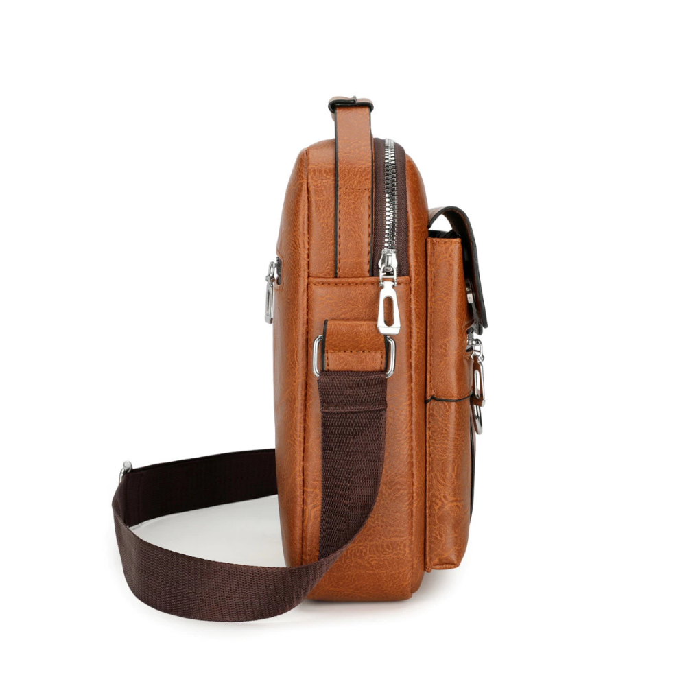 Bolsa de Ombro Transversal Masculina Weixier