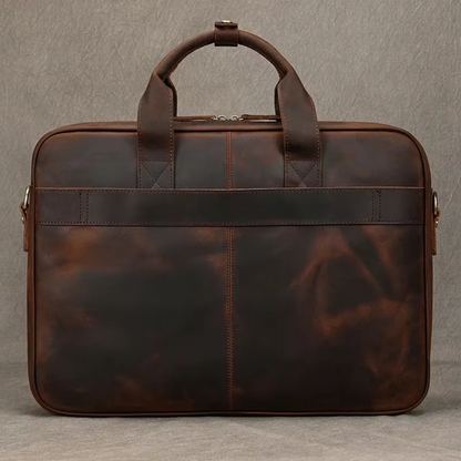 Bolsa Executiva Masculina em Couro Legítimo Cambridge