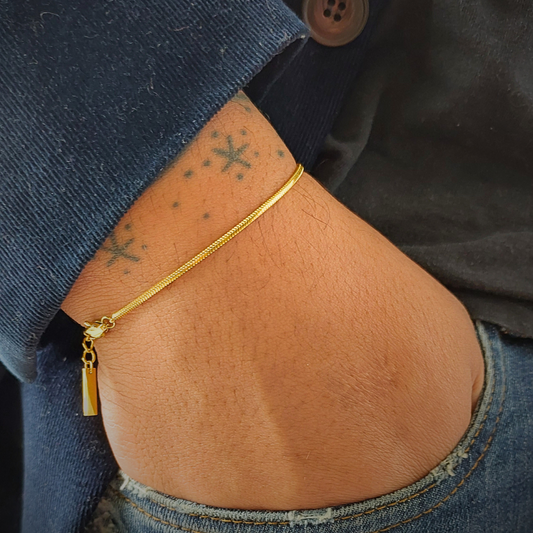 Pulseira Reed Ouro Inox