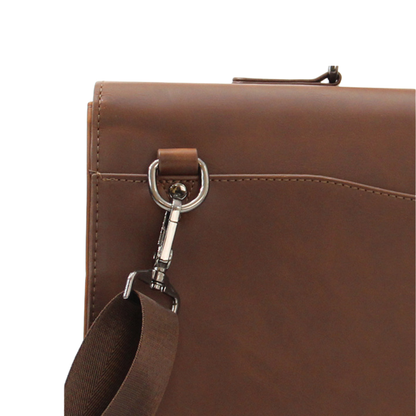 Maleta Executiva Masculina Chicago em Couro Tecnológico para Notebook