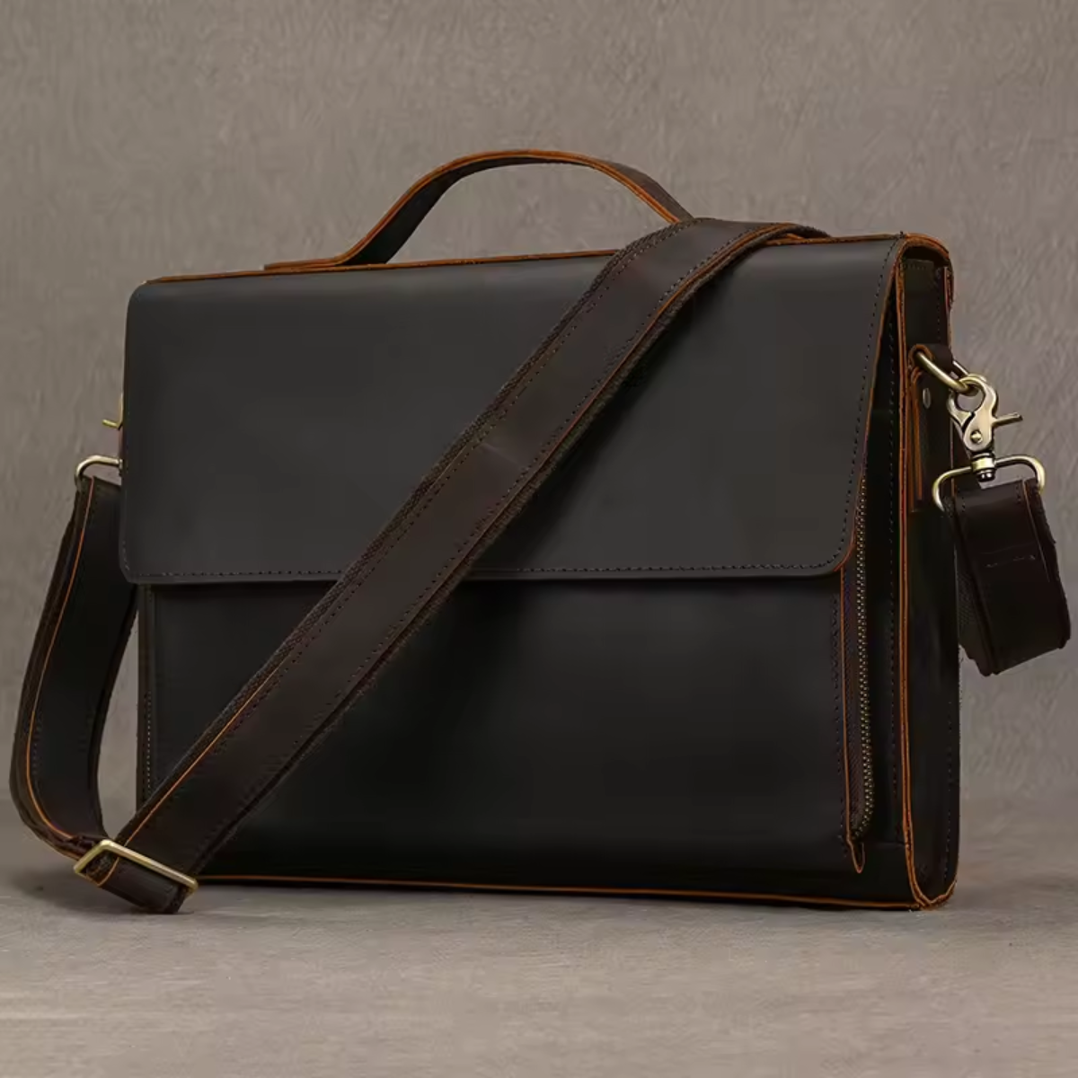 Bolsa Executiva em Couro Legítimo Manchester