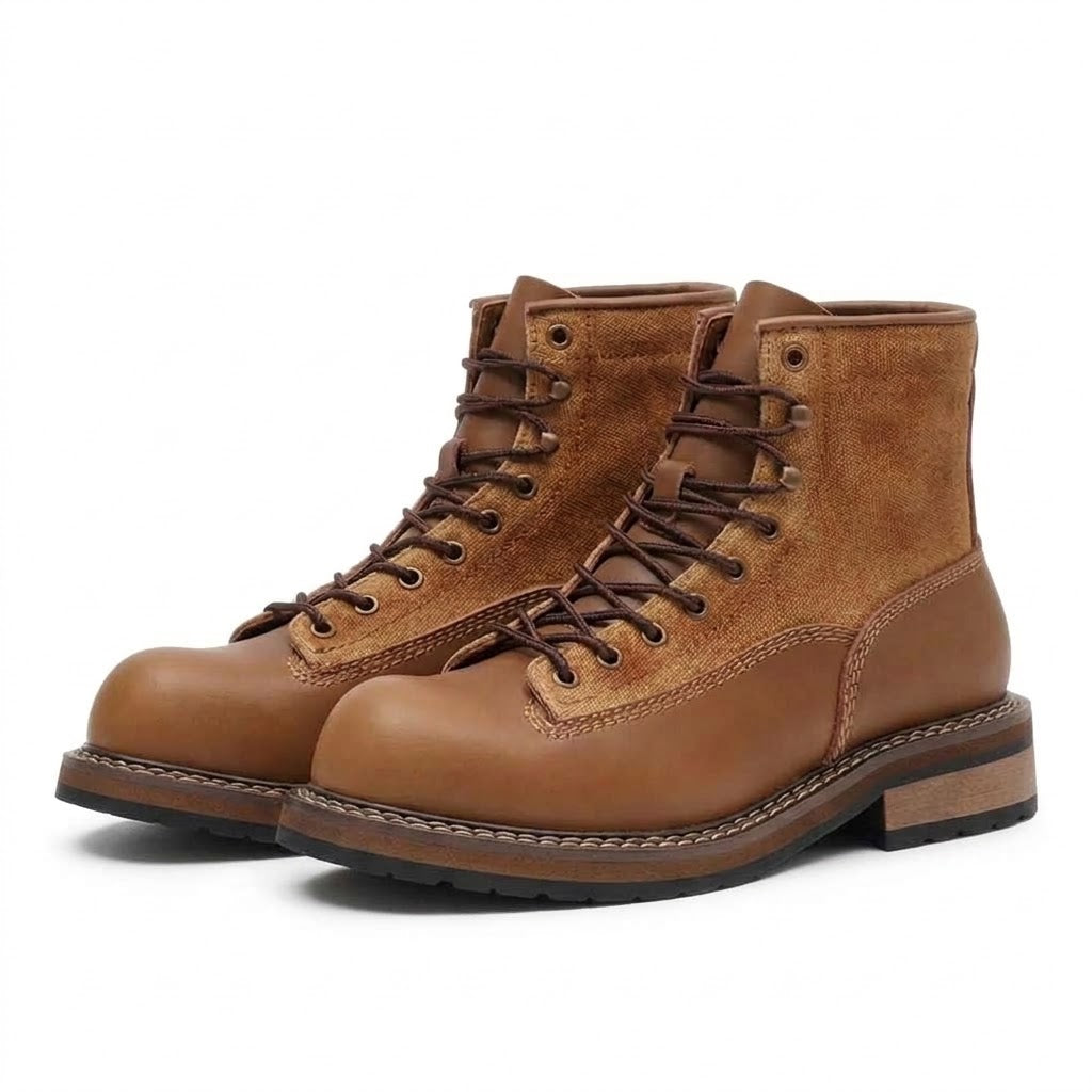 Bota Coturno Masculina em Couro Legítimo Arnold