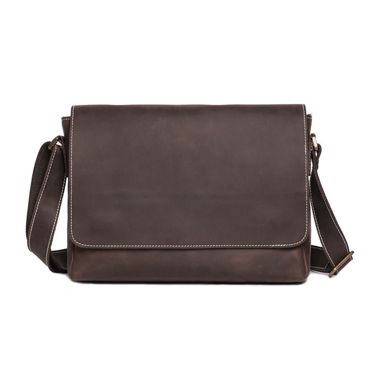 Bolsa Carteiro Masculina em Couro Legítimo Denver