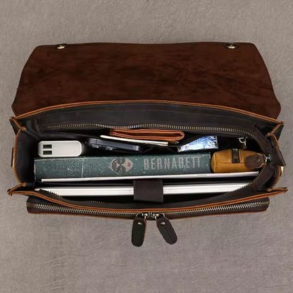 Bolsa Executiva em Couro Manchester