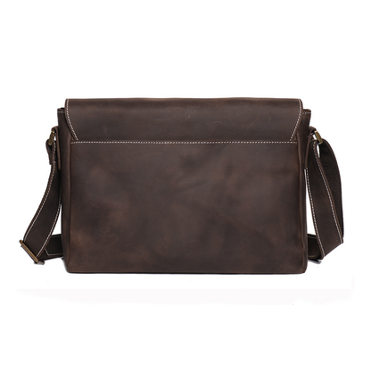 Bolsa Carteiro Masculina em Couro Legítimo Denver