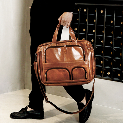 Bolsa Executiva em Couro Legítimo Sheffield