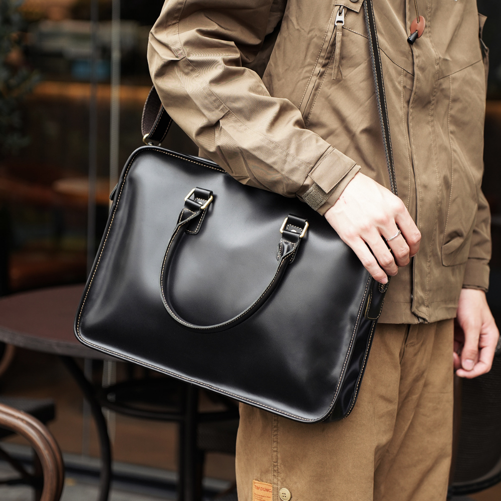 Bolsa Executiva Masculina em Couro Legítimo Cardiff