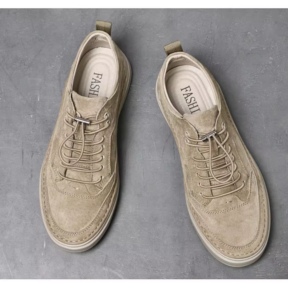 Tênis Casual Masculino em Couro Morgan