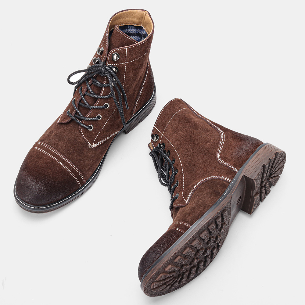Bota Masculina em Couro Legítimo Tristan