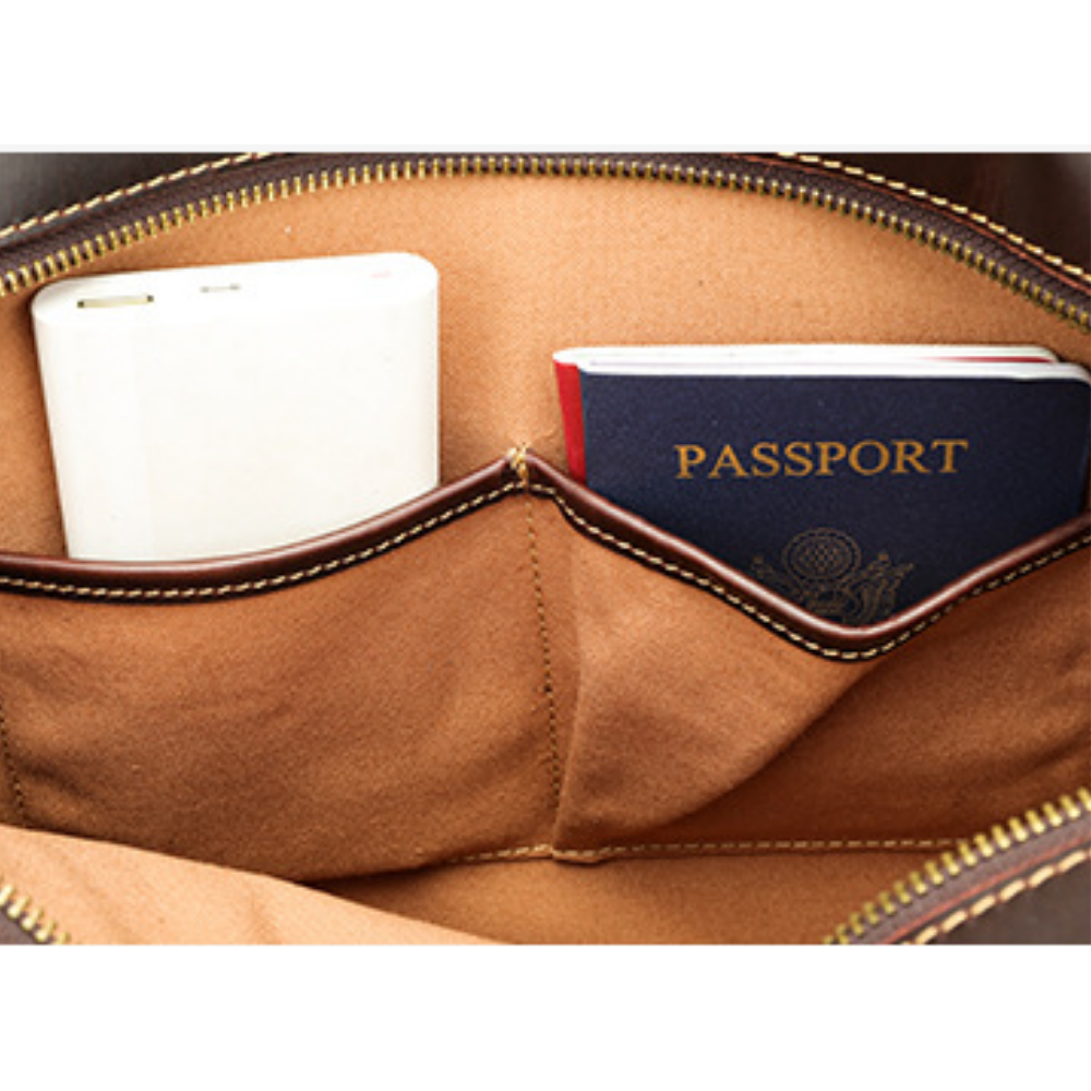 Bolsa Executiva Masculina em Couro Legítimo Cardiff