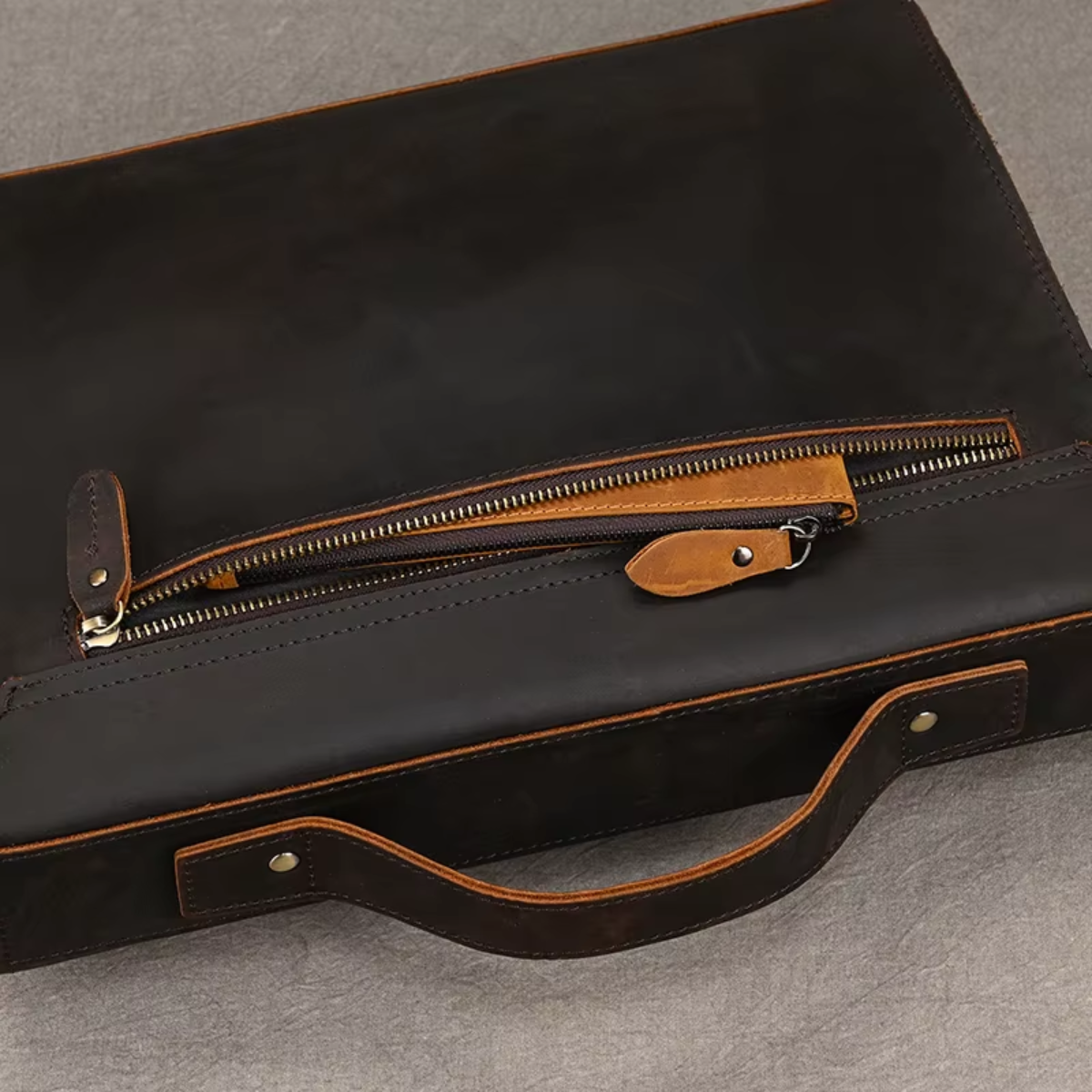 Bolsa Executiva em Couro Legítimo Manchester