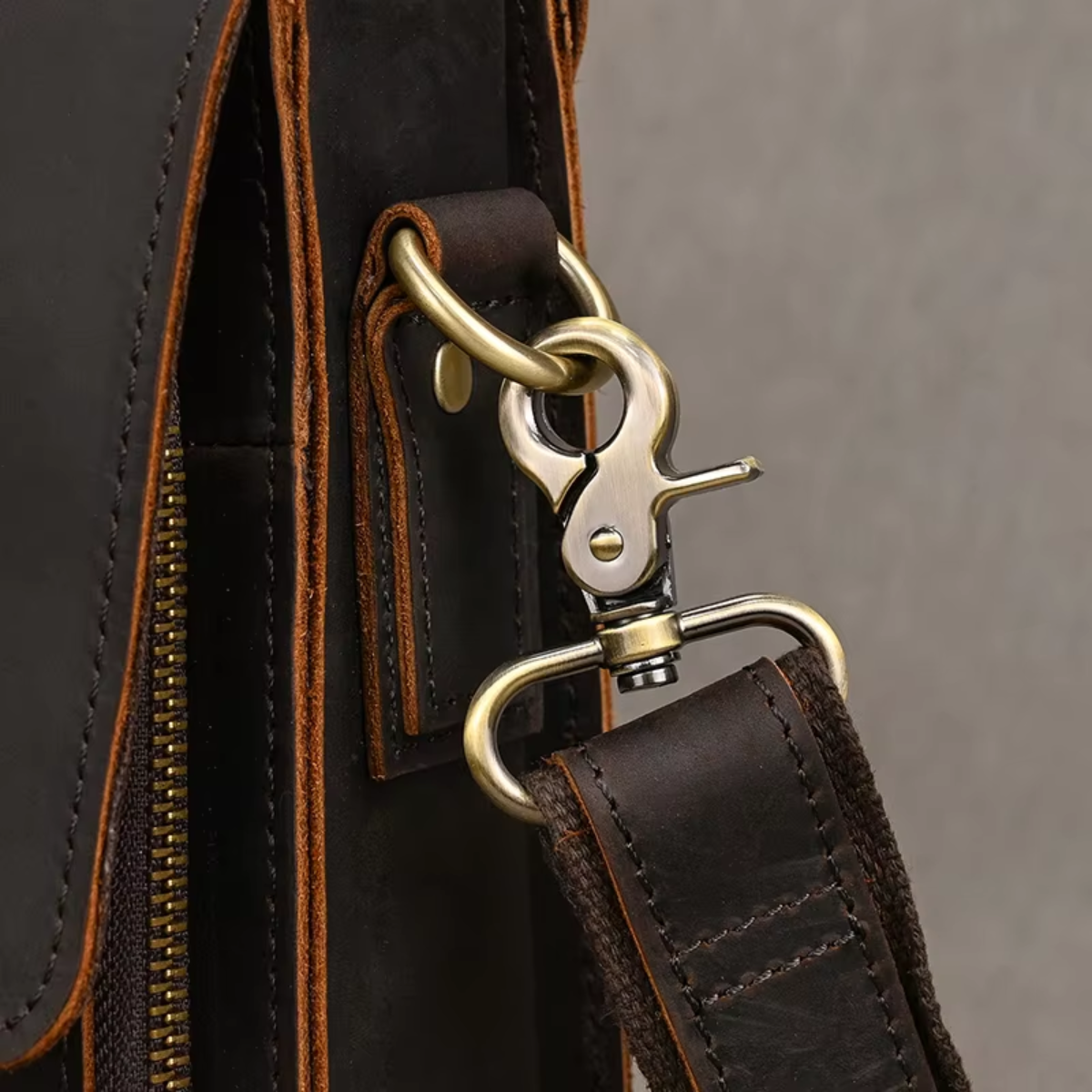 Bolsa Executiva em Couro Legítimo Manchester