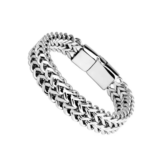 Pulseira Thaddeus Prata Inox