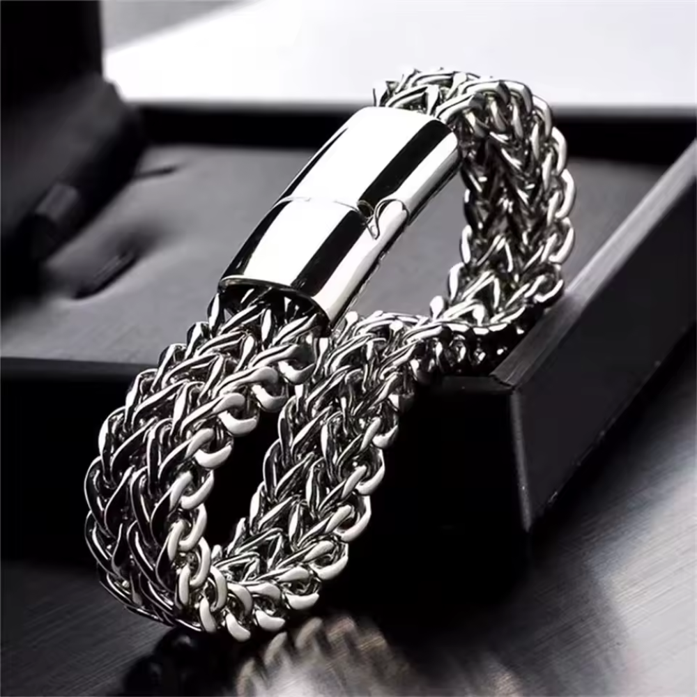 Pulseira Thaddeus Prata Inox