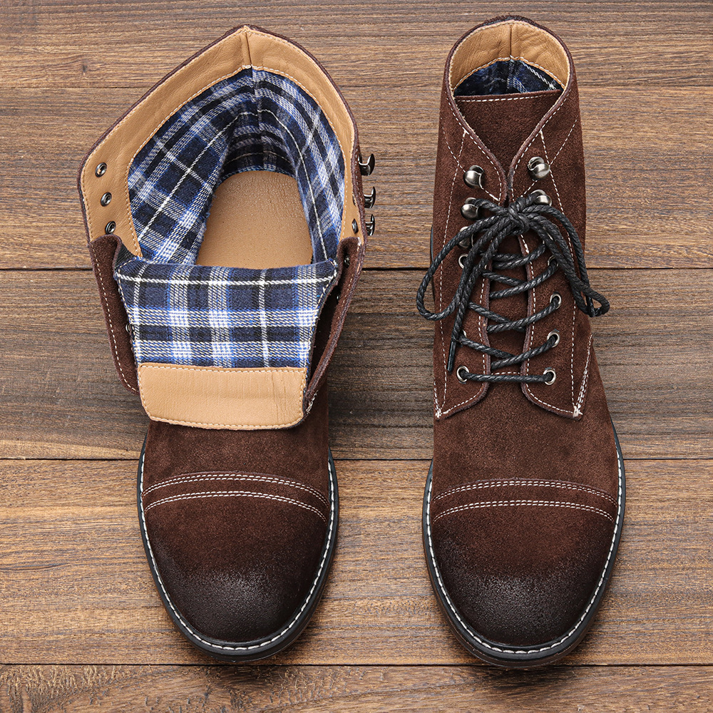 Bota Masculina em Couro Legítimo Tristan