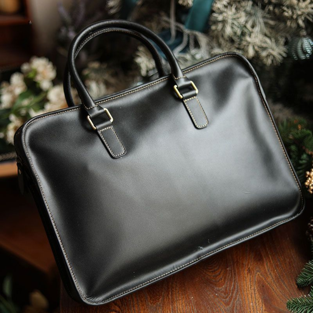 Bolsa Executiva Masculina em Couro Legítimo Cardiff
