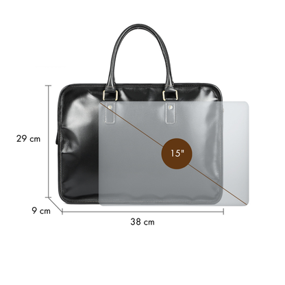 Bolsa Executiva Masculina em Couro Legítimo Cardiff