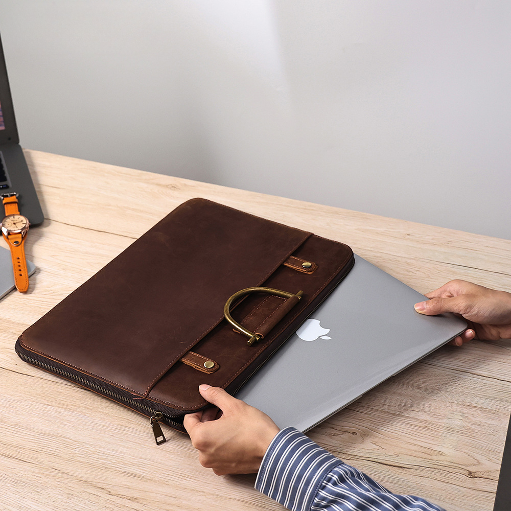 Pasta para Notebook em Couro Legítimo Toronto