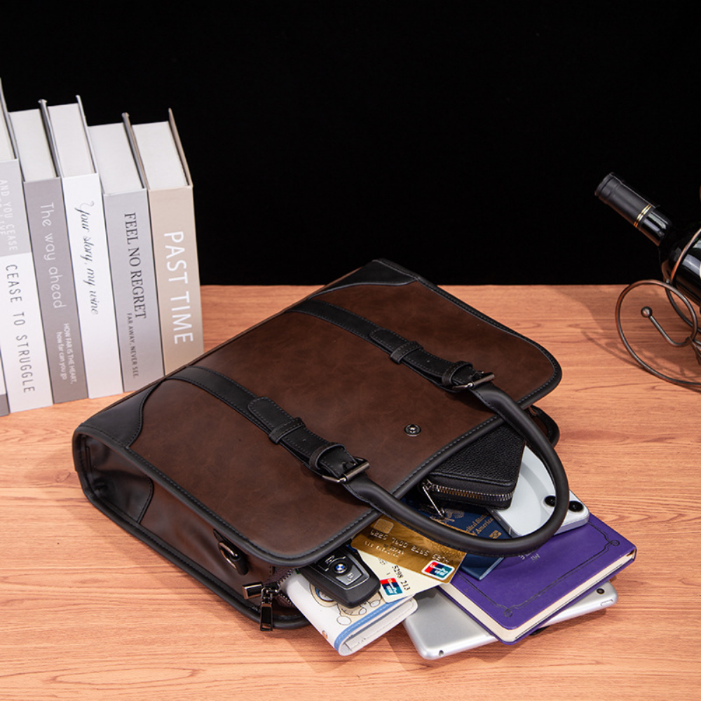 Bolsa Executiva Masculina em Couro Belgrado