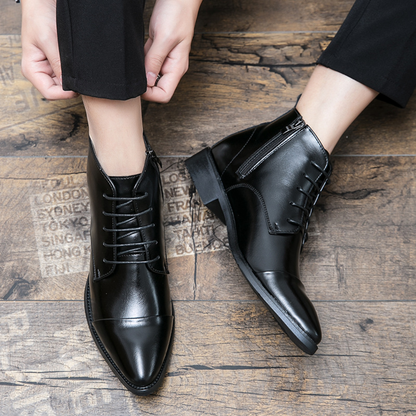 Bota Social Masculina em Couro Thomas