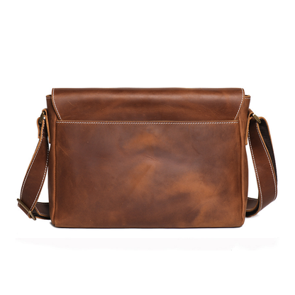 Bolsa Carteiro Masculina em Couro Legítimo Denver