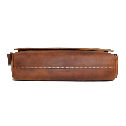 Bolsa Carteiro Masculina em Couro Legítimo Denver